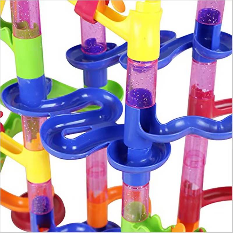 133-Piece STEM Marble Run Building Toy Set for Kids
