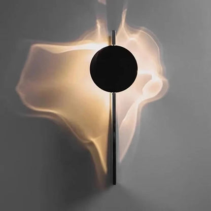 Minimalist Wall Sconce Light Fixture - Modern Flush Mount Round Wall Light for Hallway, Bedroom, Stairway