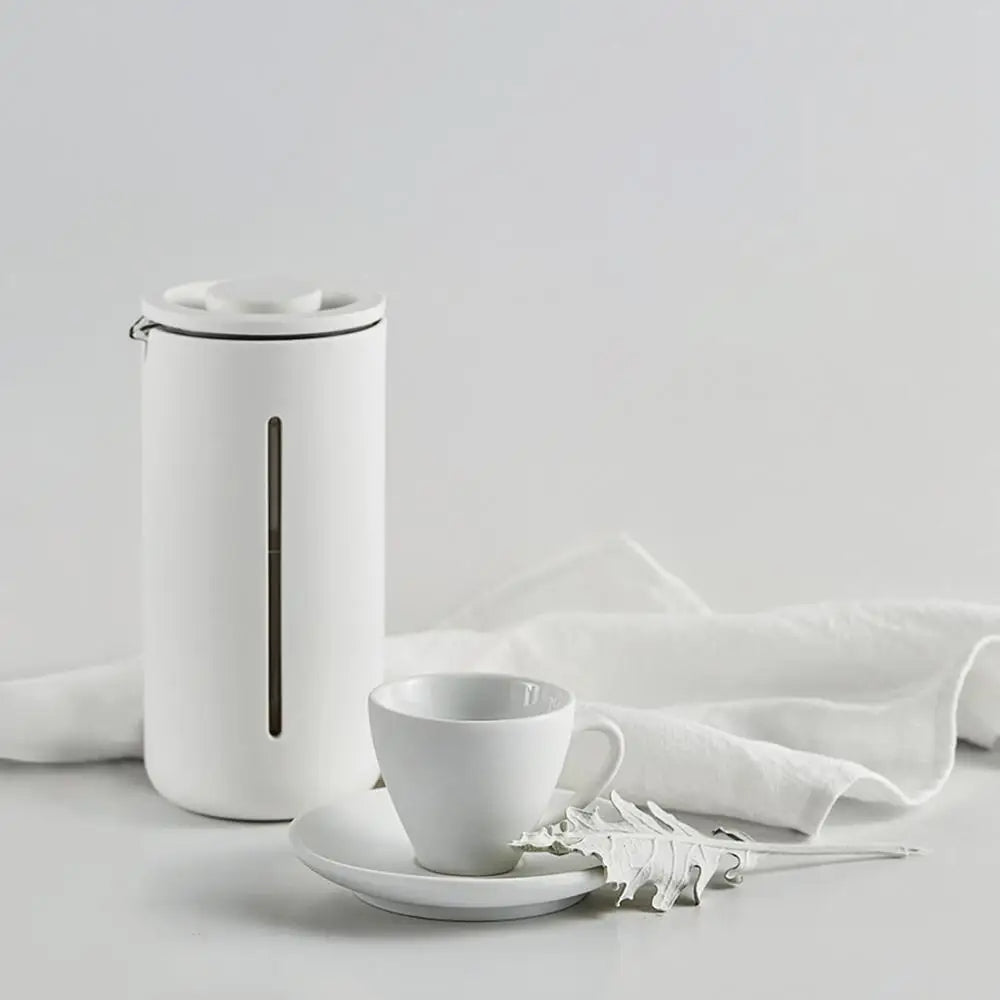 Heat Resistant French Press Coffee Maker - 450ml Glass Carafe for Coffee & Loose-Leaf Tea