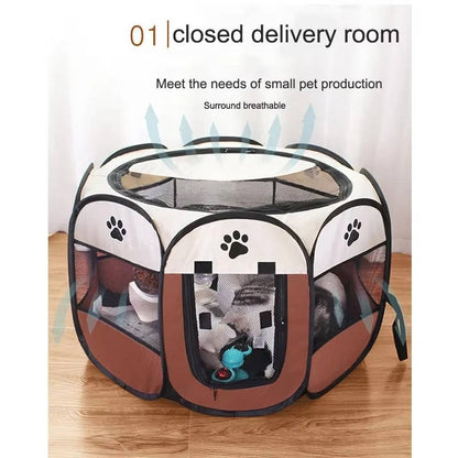 Cat & Small Dog Tent – Breathable Indoor Outdoor Mesh Pop-Up Pet Tent
