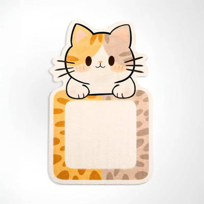Wall Mounted Cat Scratching Post - Self-Adhesive Felt Scratcher for Furniture Protection, No-Drill Vertical Scratch Pad for Apartments & Renters