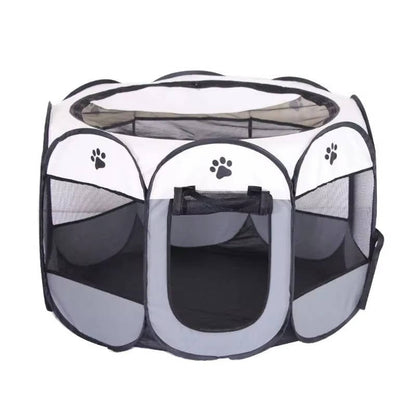 Cat & Small Dog Tent – Breathable Indoor Outdoor Mesh Pop-Up Pet Tent
