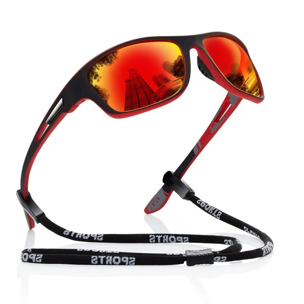 Polarized Sports Sunglasses UV400 - Outdoor Eyewear for Running, Cycling, Fishing & Driving