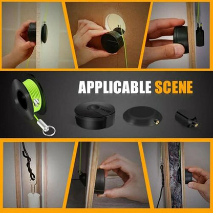 Magnetic Cable Wire Puller & Fish Tape Guide - Wall Cable Fishing Tool for Electrical, Network & AV Wiring