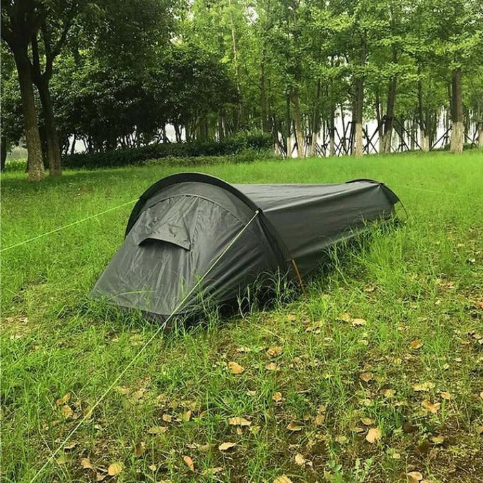 Ultralight Single-Person Backpacking Tent - 1.52 lb Lightweight Camping Tent, Waterproof Windproof Solo Hiking Shelter with Mesh Vents