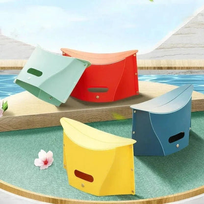 Folding Step Stool – Non-Slip Compact Portable Stool for Kitchen & Bathroom