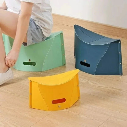 Folding Step Stool – Non-Slip Compact Portable Stool for Kitchen & Bathroom