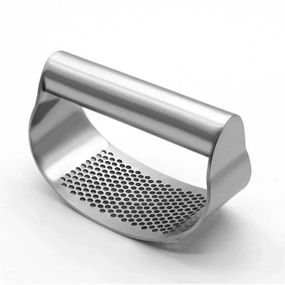 Stainless Steel Garlic Press Rocker with Built-In Bottle Opener