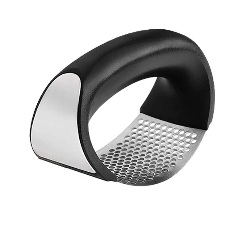 Stainless Steel Garlic Press Rocker with Built-In Bottle Opener