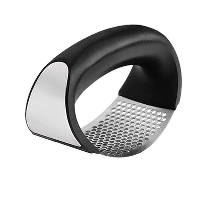 Stainless Steel Garlic Press Rocker with Built-In Bottle Opener