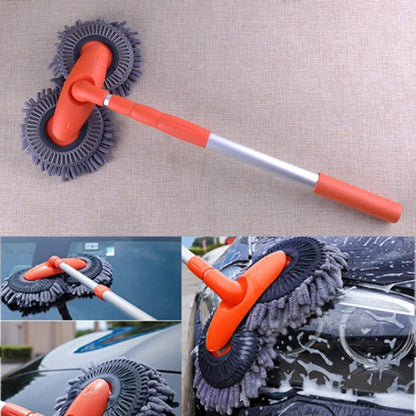 Car Wash Brush with 360° Rotating Head - Long Handle, Soft Bristle Cleaning Tool for Car, Truck, RV