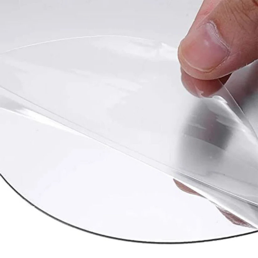 Adhesive Oval Mirror - Peel and Stick Acrylic Wall Mirror, No Drilling Needed for Bathroom, Dorm & Entryway