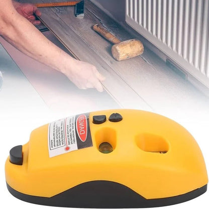 Precision 90° Laser Level – Dual Beam Alignment Tool for Tile, Flooring & Shelving, Wall Mountable
