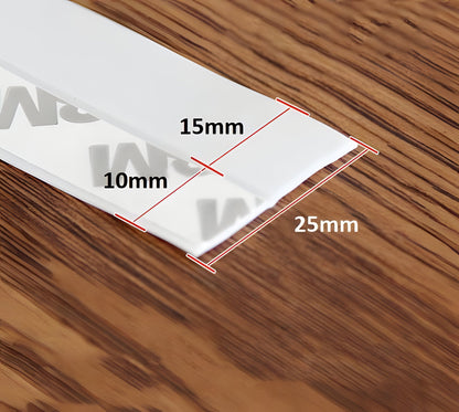 Self-Adhesive Door & Window Seal Strip - Draft Stopper Weatherstrip Tape for Doors, Windows & Drafts