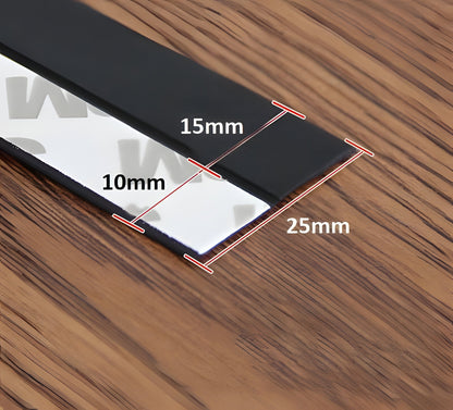 Self-Adhesive Door & Window Seal Strip - Draft Stopper Weatherstrip Tape for Doors, Windows & Drafts