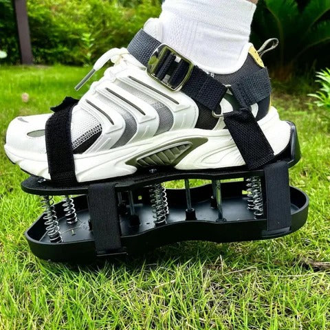 Spike Aerator Shoes for Lawn Care - Adjustable Strap Lawn Aerating Sandals