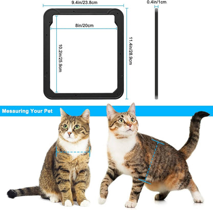 Pet Screen Door for Dogs & Cats – Magnetic Mesh Flap, Self-Closing