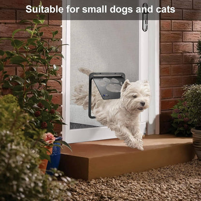 Pet Screen Door for Dogs & Cats – Magnetic Mesh Flap, Self-Closing