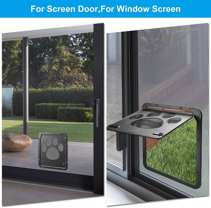 Pet Screen Door for Dogs & Cats – Magnetic Mesh Flap, Self-Closing