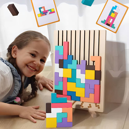 Montessori Wooden Learning Toy Set for Toddlers & Preschoolers, Educational