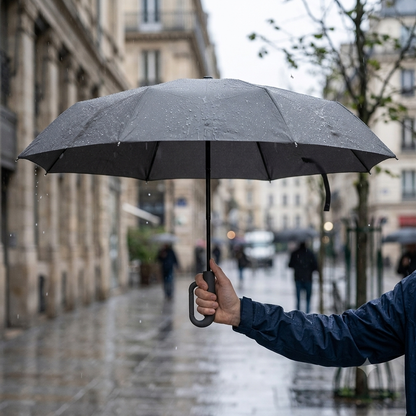 Reinforced Compact Travel Umbrella - Windproof, UPF50+ Sun & Rain Protection, Portable for Backpack & Bag