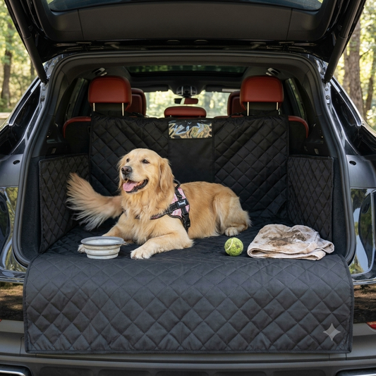 Dog Trunk Seat Cover for SUVs - Waterproof Non-Slip Cargo Liner for Car Trunk & Cargo Area