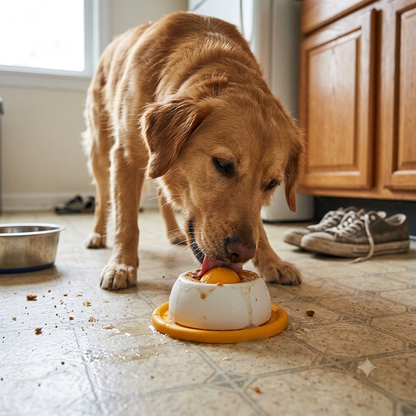 Silicone Slow Feeder Lick Mat for Cats and Dogs - Anxiety Relief Bowl Mat
