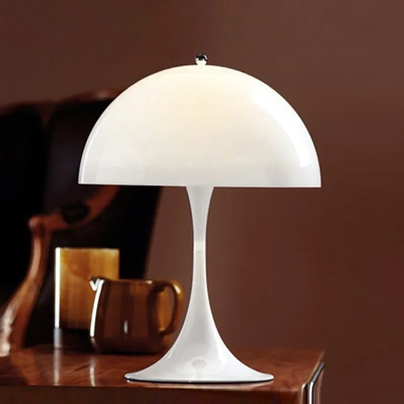Retro Mushroom Table Lamp - LED Touch Control Vintage Bedside Lamp
