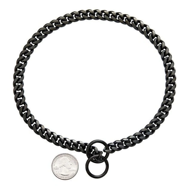 Heavy Duty Adjustable Stainless Steel Dog Chain Collar for Training
