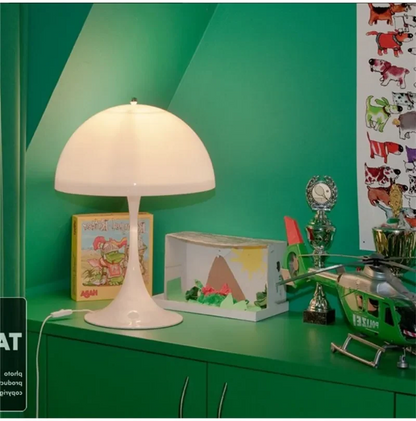 Retro Mushroom Table Lamp - LED Touch Control Vintage Bedside Lamp