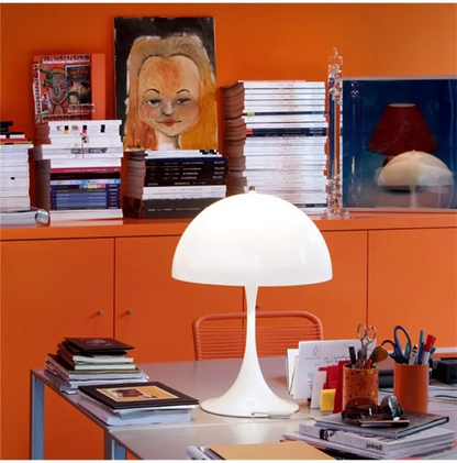 Retro Mushroom Table Lamp - LED Touch Control Vintage Bedside Lamp