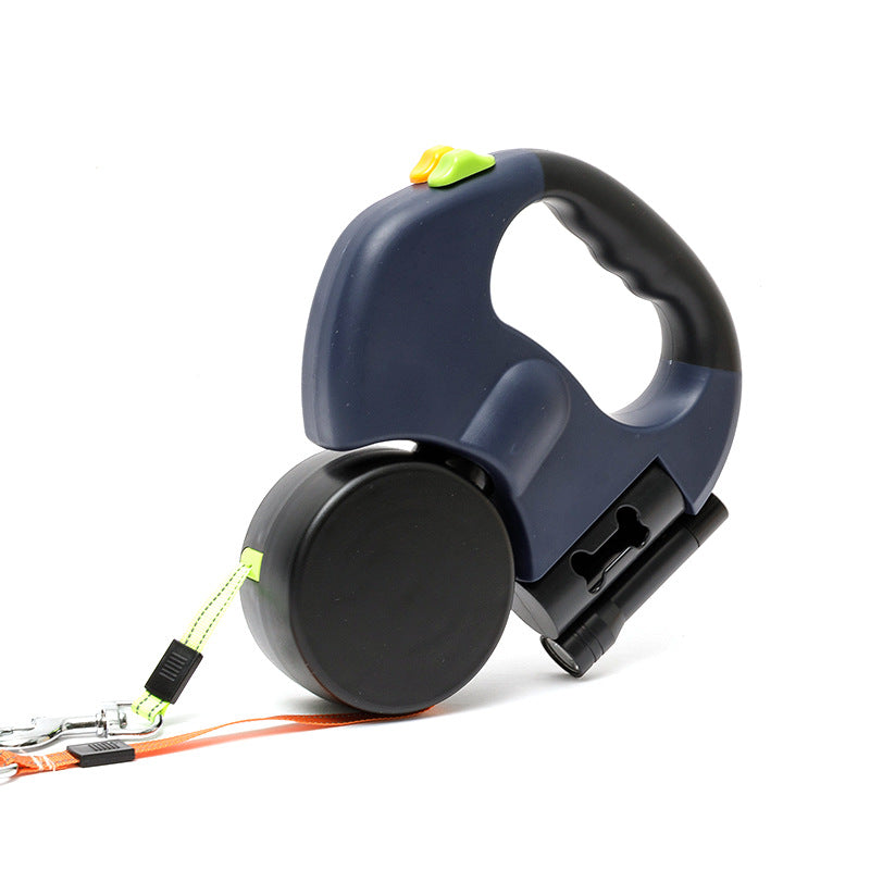 Anti-Tangle Double Dog Leash - No-Tangle Coupler for Walking Two Dogs