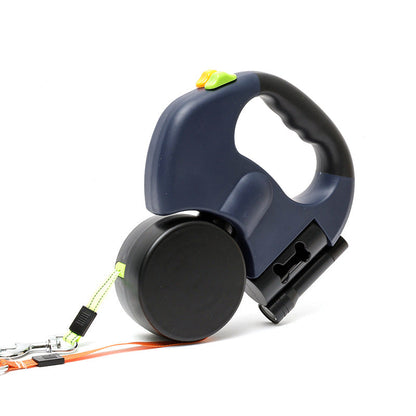 Anti-Tangle Double Dog Leash - No-Tangle Coupler for Walking Two Dogs