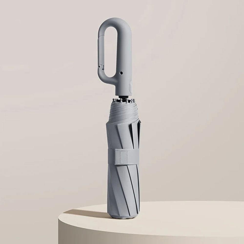 Reinforced Compact Travel Umbrella - Windproof, UPF50+ Sun & Rain Protection, Portable for Backpack & Bag